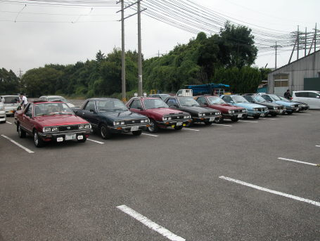 A line of grey-imported Subaru BRATs. Not sold in Japan but the BRAT was adapted as a popular Tamiya radio-controlled model car line for Japanese consumption.